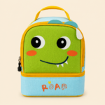 Kids Monster 3-Piece School Backpack Set – Backpack, Lunch Bag & Pencil Case - Image 2
