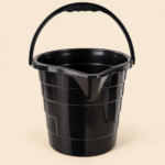 Plastic Utility Bucket with Handle – Black -14 L - Image 3