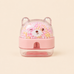 Cute Bear Desktop Pencil Sharpener with Container - Image 4