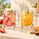 Berlin Clear Glass Mugs 320 ml – Set of 2 - Image 2