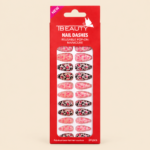 TBeauty Pink Leopard Press-On Nails – 24 Pcs