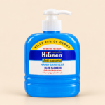 HiGeen Anti-Bacterial Blue Flowers Hand Sanitizer Gel with Moisturizer 500 ml