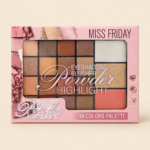 Miss Friday 19-Color Eyeshadow, Blusher & Highlighter Palette/ 35.2g