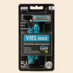 Viel Men Max 5-Blade Razor with 3 Cartridges