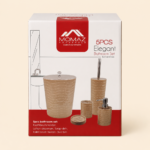 Momaz Household 5Pcs Elegant Bathroom Set