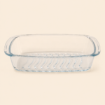 Momaz Groove Loaf Borosilicate Glass Dish 1.4L - Image 2