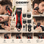 Geemy GM-8110 Professional Rechargeable Hair Clipper & Trimmer - Image 2