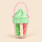 Kids Ice Cream Modeling Clay Cup Set with Carry Handle