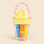 Kids Ice Cream Modeling Clay Cup Set with Carry Handle - Image 3