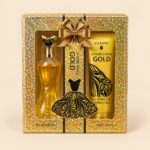 V.V.LOVE La Robe Fatale Gold Perfume & Body Lotion Gift Set –  Eau de Parfum 30ml + Body Lotion 50ml
