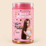 Baby Powder Keratin Hot Oil Hair Cream 800ml
