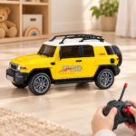 Yellow Remote Control Jeep Toy – 1:14 Scale - Image 2