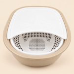 Fruit & Vegetable Washing Bowl with Strainer and Lid - Image 3