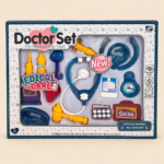 Kids’ Doctor Pretend Play Set – 14 Pieces