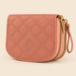 Women’s Quilted Double-Zip Wristlet Wallet - Image 3