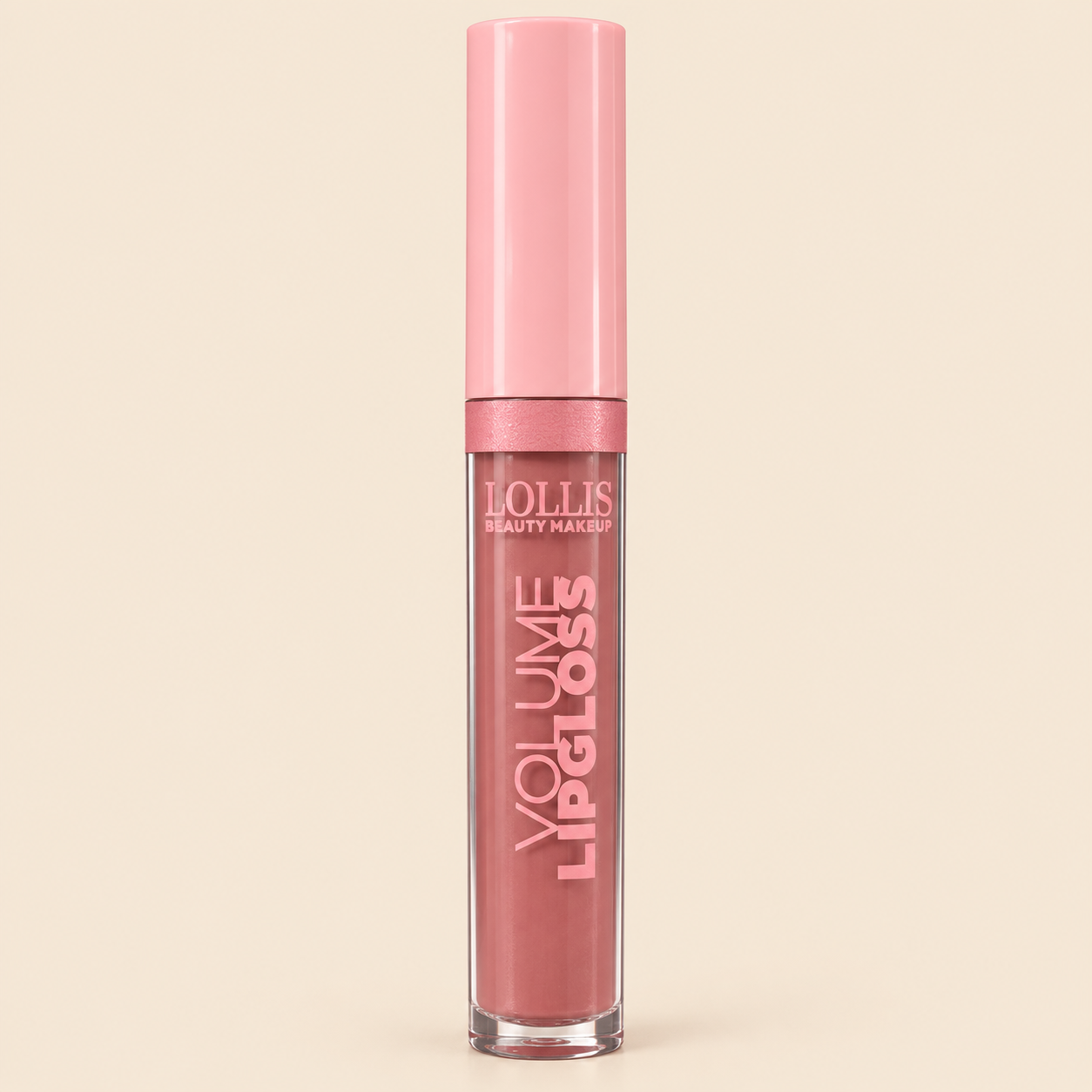 ChatGPT Image Sep 25, 2026, 12_09_43 PM (1)333 Lollis Volume Lipgloss 03 Pearly Pure Rose – 3.5 ml - Image 1