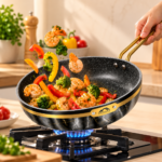 Momaz German Diamond 24cm Non-Stick Frying Pan- 24 cm - Image 2