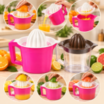 Momaz Manual Citrus Juicer with Container - Image 3