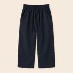 Boys Navy Elastic Waist School Trousers – Size 12