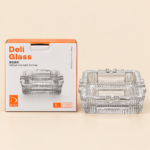 Deli Glass Square  – 123 mm, Clear