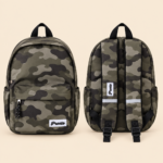 Pronto Camouflage Backpack with Front Pocket and Padded Shoulder Straps