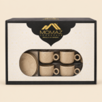 Momaz Luxury Coffee Cup Set – 12 Cups with Matching Saucers - Image 2