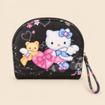 Girls Hello Kitty Floral Coin Purse with Wrist Strap - Image 4