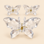Clear Crystal Cut Butterfly Fashion Hair Claw – 3 Pcs/Card - Image 5