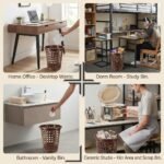 Plastic Mesh Waste Basket – Oval Open Design 28 cm *27 cm - Image 5