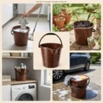 Plastic Utility Bucket with Handle – Black -14 L - Image 2