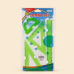 Geometry Ruler Set – 4 Pieces