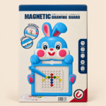 Kids Magnetic Bead Drawing Board – Blue Rabbit
