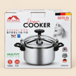 Momaz Berlin Stainless Steel Pressure Cooker – 9L, 26cm