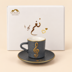 Momaz Coffee Serving Bundle – Electric Kettle, 6 Cups & Saucers and Sugar Bowl - Image 2