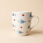 Blue Floral Mug Set – 12 Pieces - Image 2