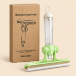 3-in-1 Window Glass Cleaner with Spray Bottle & Squeegee