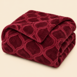 Prince Sleep Golden Moon Luxury Plush Blanket – Bordo, 180×230 cm, 2.8 kg - Image 3