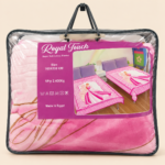 Royal Touch Super Soft Luxury Princess Blanket – Pink, 160 × 220 cm - Image 3