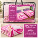 Royal Touch Super Soft Luxury Princess Blanket – Pink, 160 × 220 cm