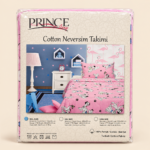 Prince Sleep Kids Single Cotton Duvet Cover Set – 3-Piece Pink Dalmatian Print - Image 2