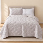 Prestige Home 4-Piece Quilted Bedspread Set – Tass-01
