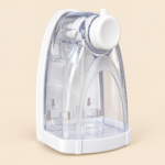 FLOSOFT Wall Mounted Liquid Soap & Hand Sanitizer Dispenser 650ml – White - Image 3