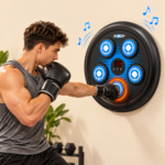 Electronic Music Boxing Machine with LED Lights – 5 Punch Targets - Image 2