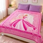 Royal Touch Super Soft Luxury Princess Blanket – Pink, 160 × 220 cm - Image 2
