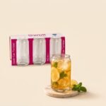 MS Glass Co. Swell Can Glass Tumbler Set – 3 Pieces, 400ml