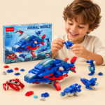 Animal World Whale Building Blocks – 139 pcs - Image 2