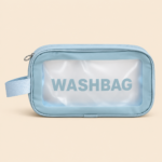 Transparent Travel Wash Bag with Handle – Cosmetic & Toiletry Organizer (Copy) - Image 4