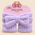 Spa Face Wash Headband & Wristband Set for Women - Image 2