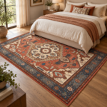 MOMAZ Washable Area Rug 160 × 230 cm – Multicolour Traditional Medallion - Image 3