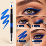 Dual-Ended Royal Blue Eyeliner Pencil with Smudger -203 - Image 2